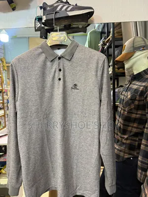 Original Quality Long Sleeve Collar Tshirts, Heavy Cotton, All Colors