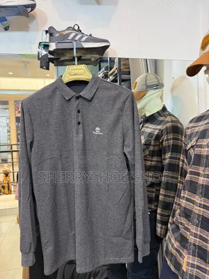 Original Quality Long Sleeve Collar Tshirts, Heavy Cotton, All Colors