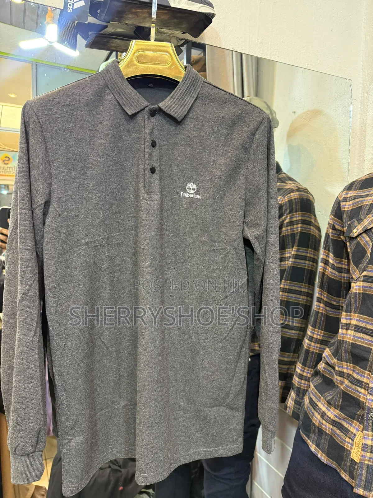 Original Quality Long Sleeve Collar Tshirts, Heavy Cotton, All Colors
