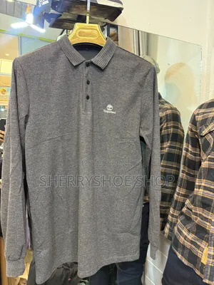 Original Quality Long Sleeve Collar Tshirts, Heavy Cotton, All Colors