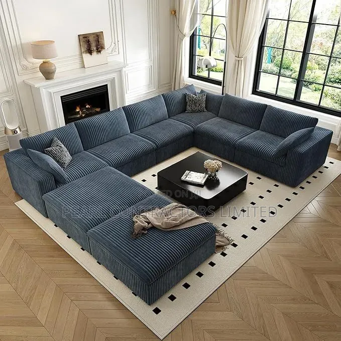 Sofas/Ponsiana U Sofas 6 Seaters in Any Colour/Material 1,800,000/-