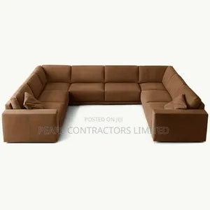 Sofas/Ponsiana U Sofas 6 Seaters in Any Colour/Material 1,800,000/-
