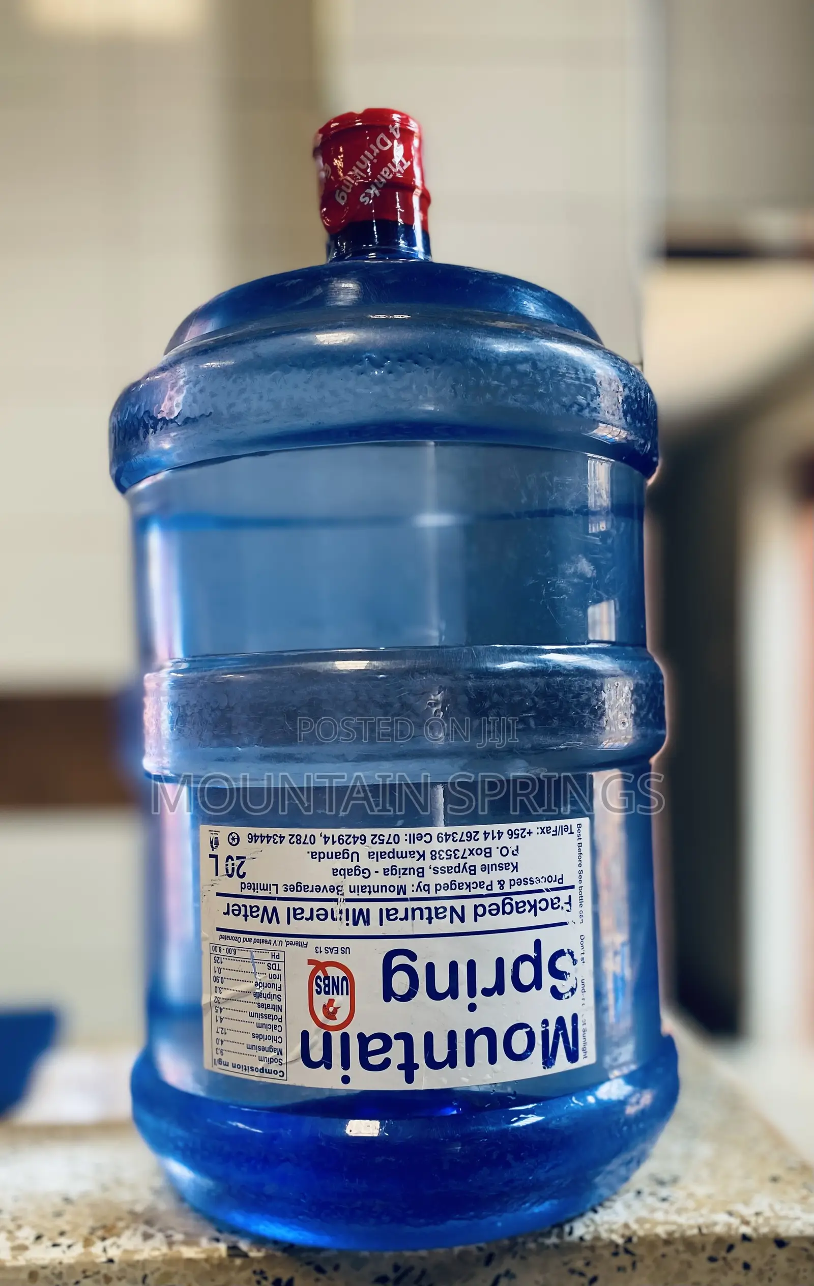 Mountain Springs 15 Litre Natural Mineral Water