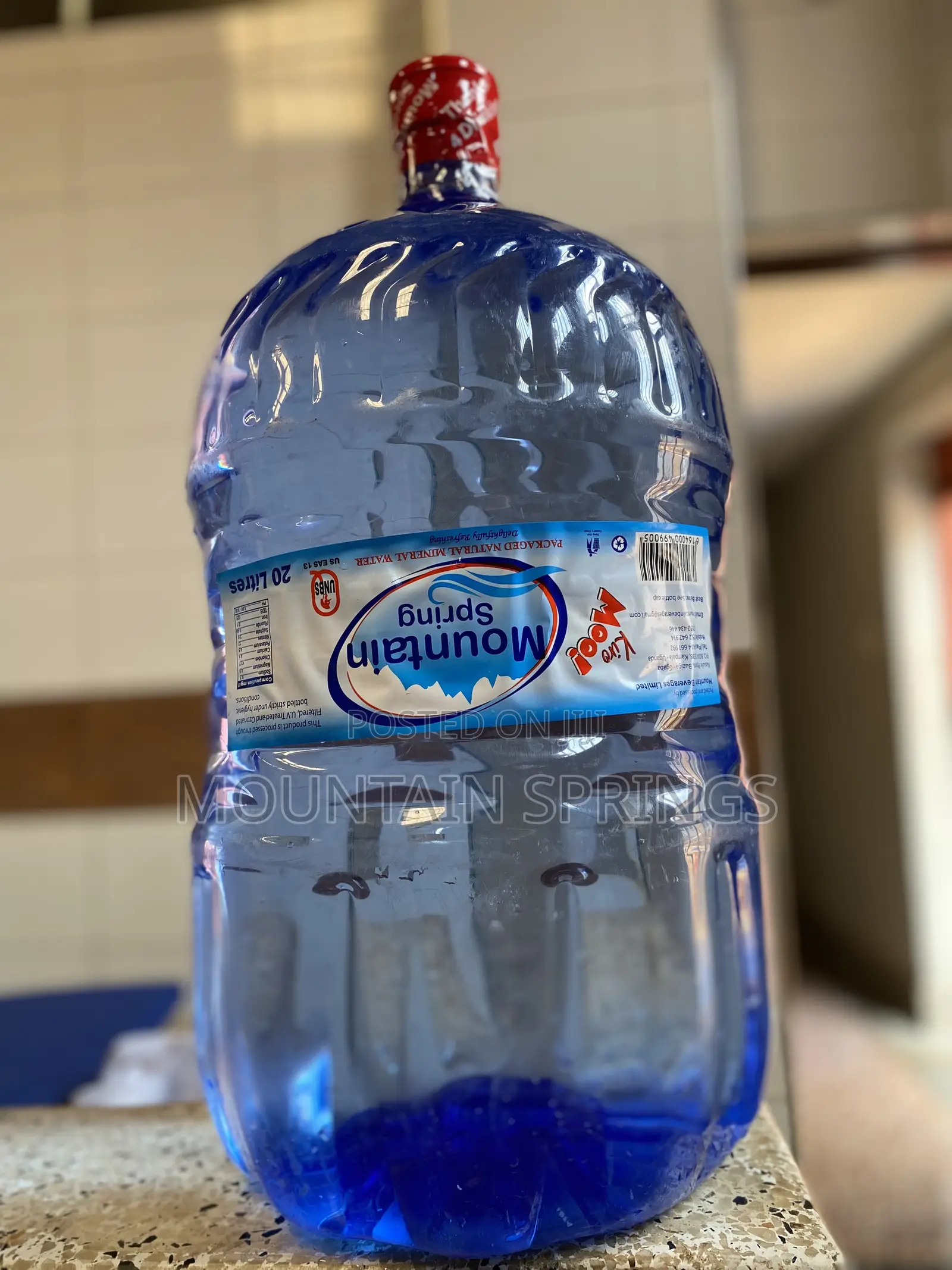 Mountain Springs 15 Litre Natural Mineral Water