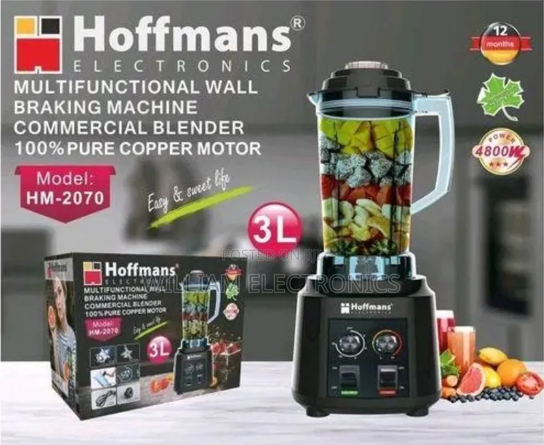 Hoffmans 3L Multifunctional Commercial Blender