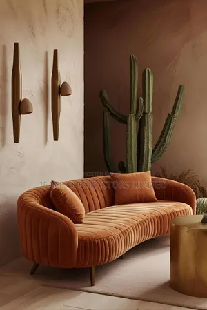 Sofas/Calvin 3 Seaters Curved Sofa Couches in Any Colour 1,000,00/-