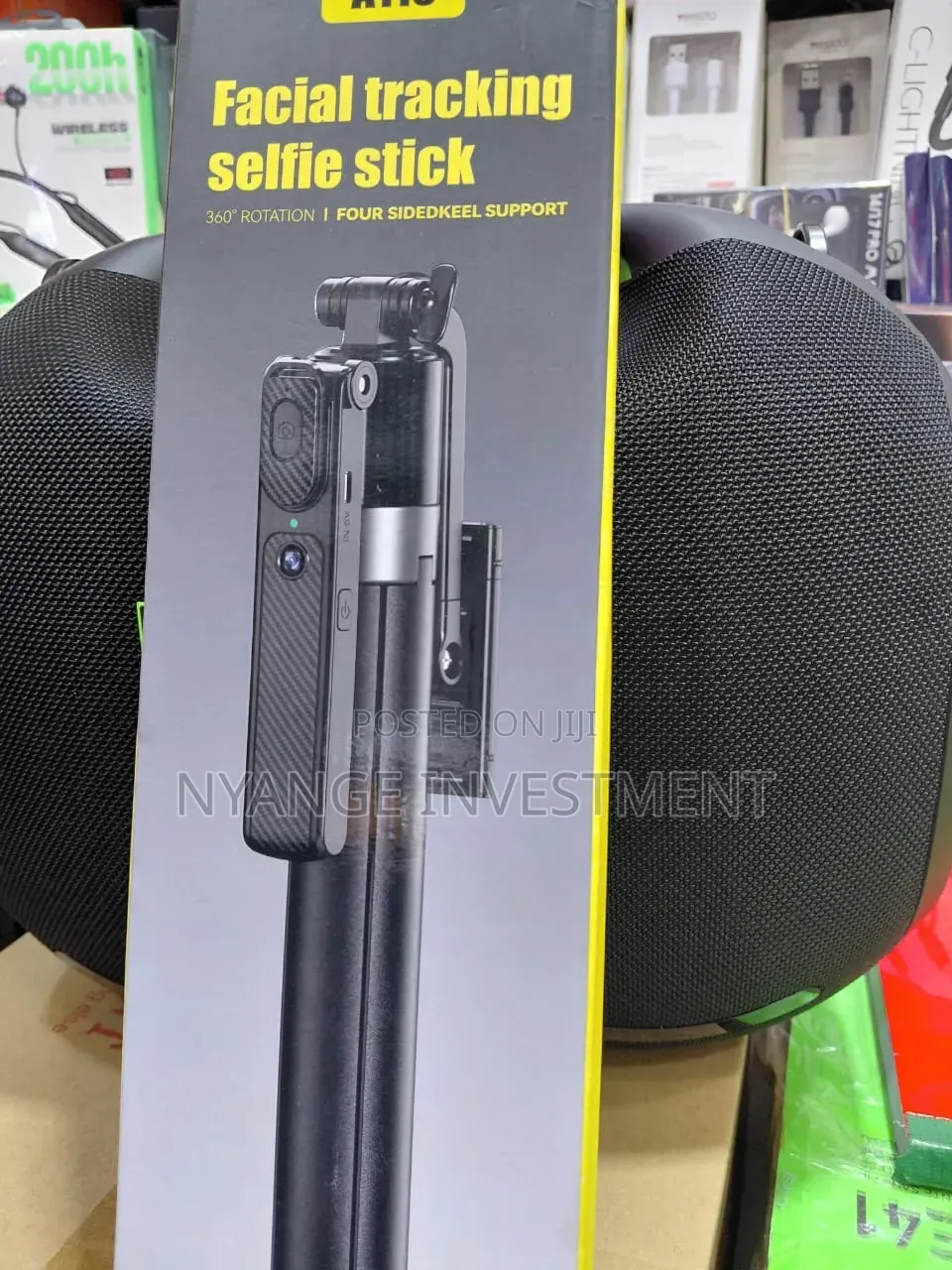 C12 AI Auto Face Tracking Selfie Stick Tripod.