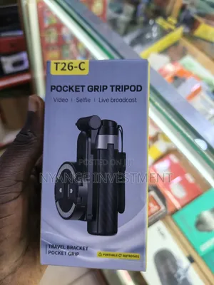 T26-C Pocket Grip Tripod, a Compact 3-in-1 Tool .