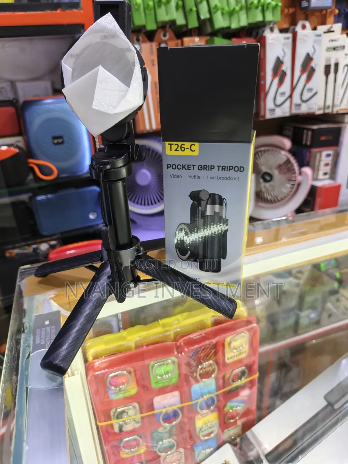 T26-C Pocket Grip Tripod, a Compact 3-in-1 Tool .