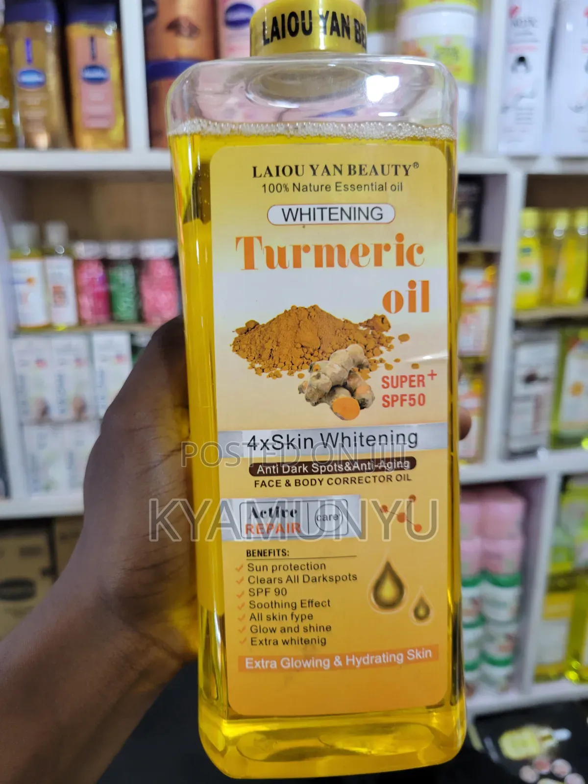 Laiou Yan Beauty Turmeric Oil(face and Body Corrector Oil)