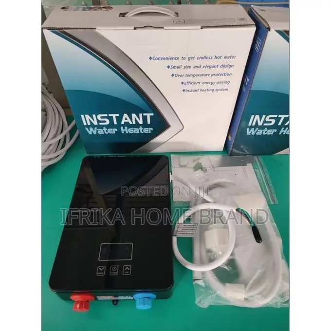Instant Electric Water Heater With Shower Head Set