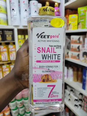 Veet Gold Snail White Miracle Oil.