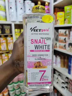 Veet Gold Snail White Miracle Oil.