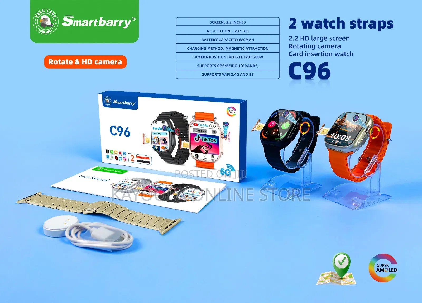 Smartberry C96 5G Smart Watch