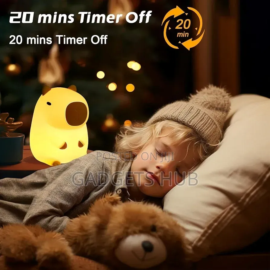 Baby Night Lights for Nursery, Silicone Bedside Lamp