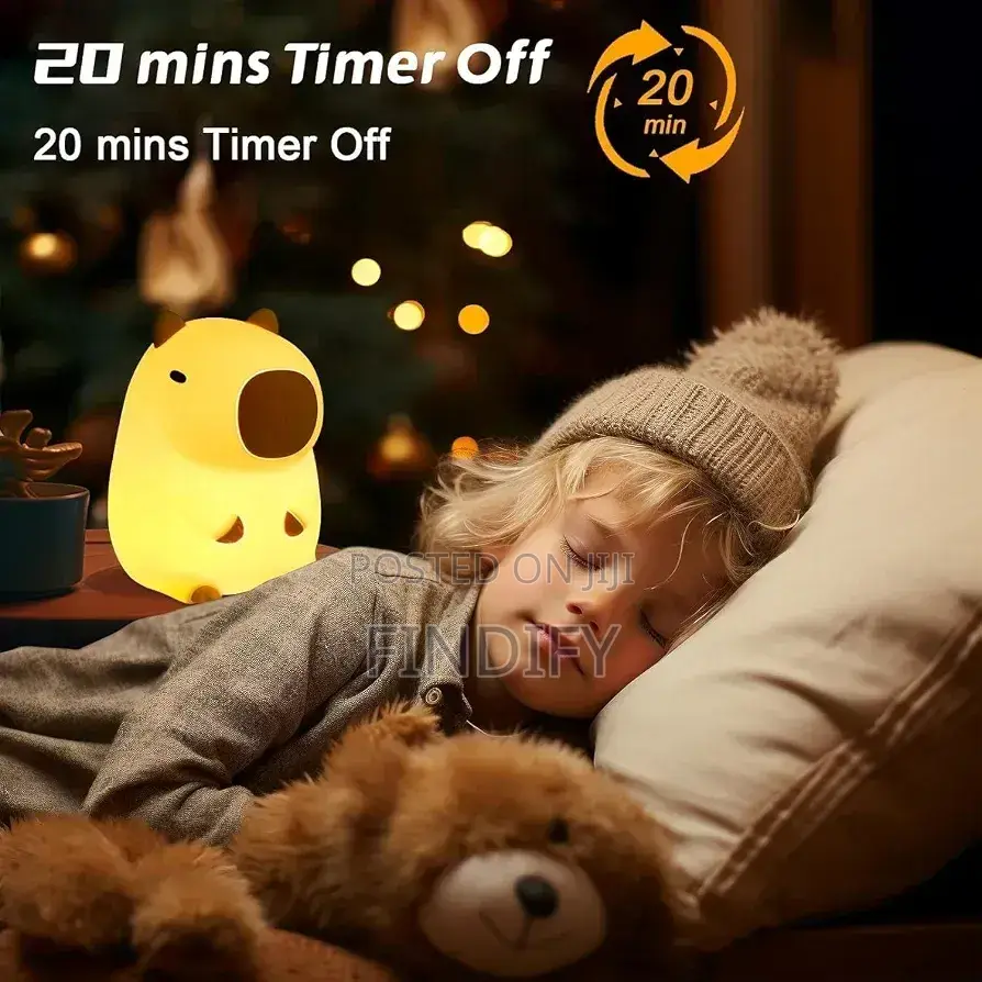 Baby Night Lights for Nursery, Silicone Bedside Lamp