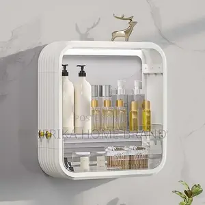 Wall-Mounted Storage Rack Kitchen Layered Bathroom Storage Box