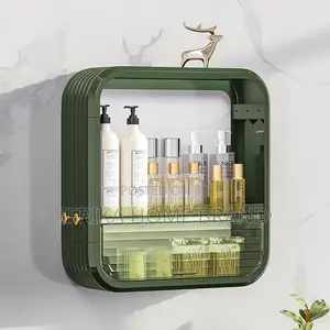 Wall-Mounted Storage Rack Kitchen Layered Bathroom Storage Box
