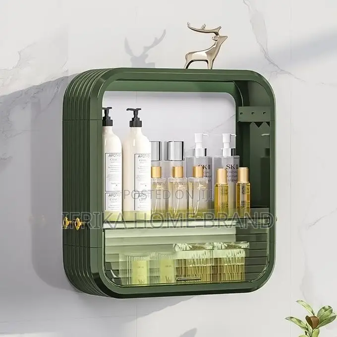 Wall-Mounted Storage Rack Kitchen Layered Bathroom Storage Box
