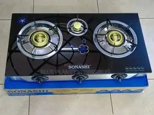 SONASHI Triple Gas Burner/Stove \\ Ceramic Glass \ SGB-305GN