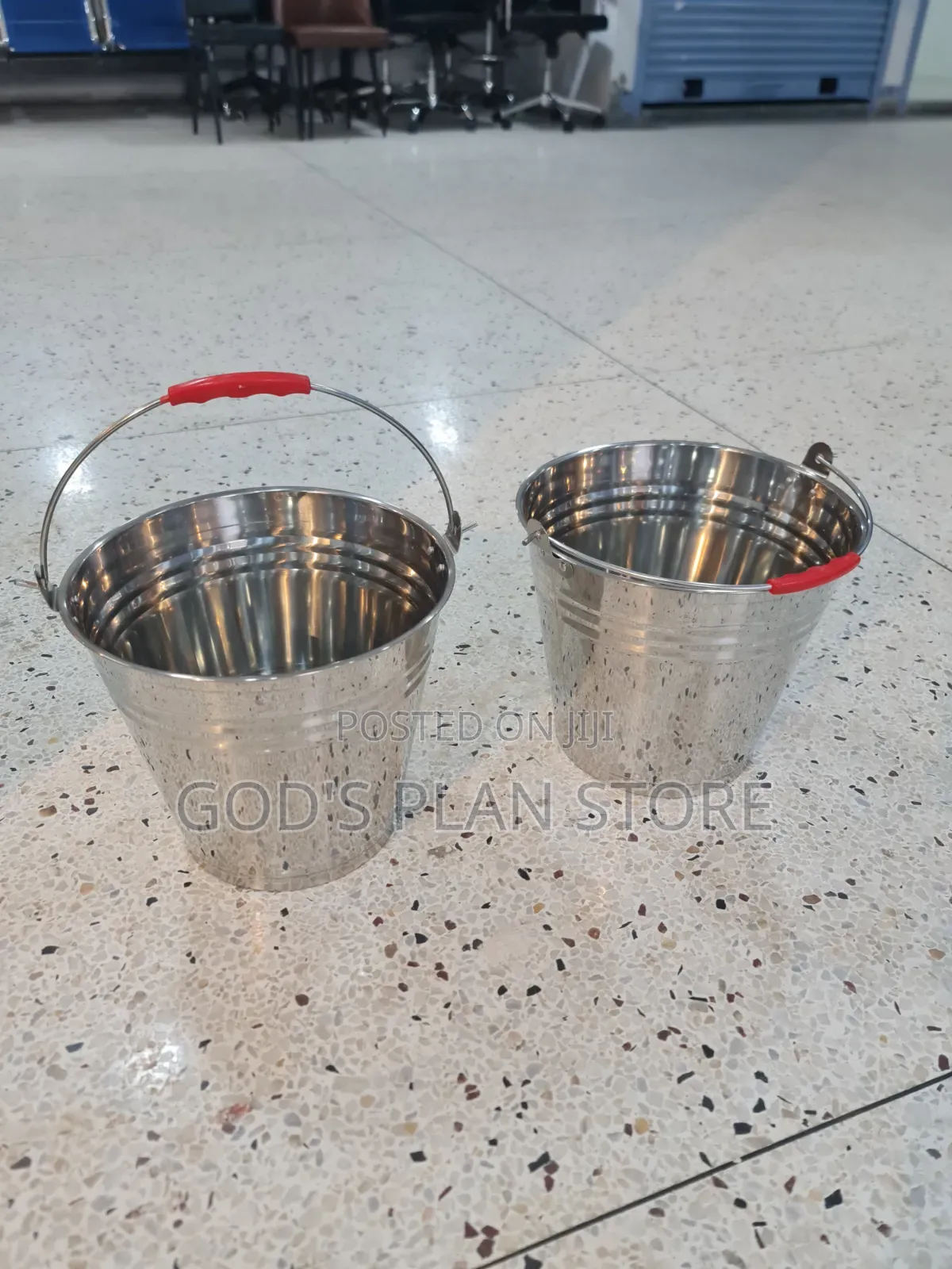 Boss Stainless Steel Buckets Stainless Buckets 12litres