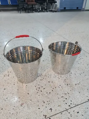 Boss Stainless Steel Buckets Stainless Buckets 12litres