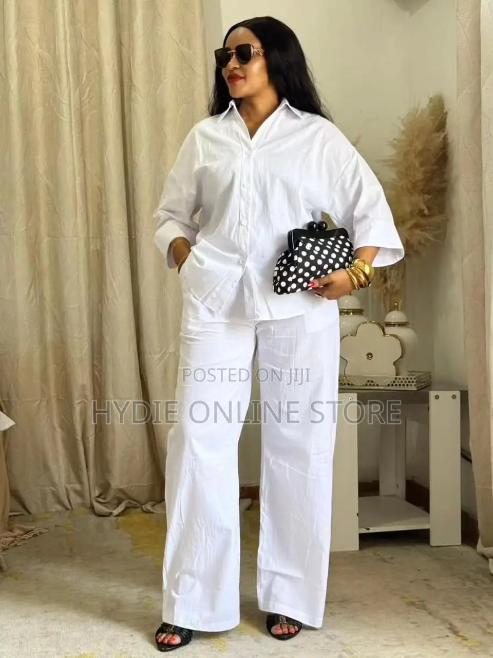 Ladies Plain Long Sleeved and Trousers Thee-Piece