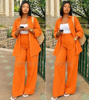 Ladies Plain Long Sleeved and Trousers Thee-Piece