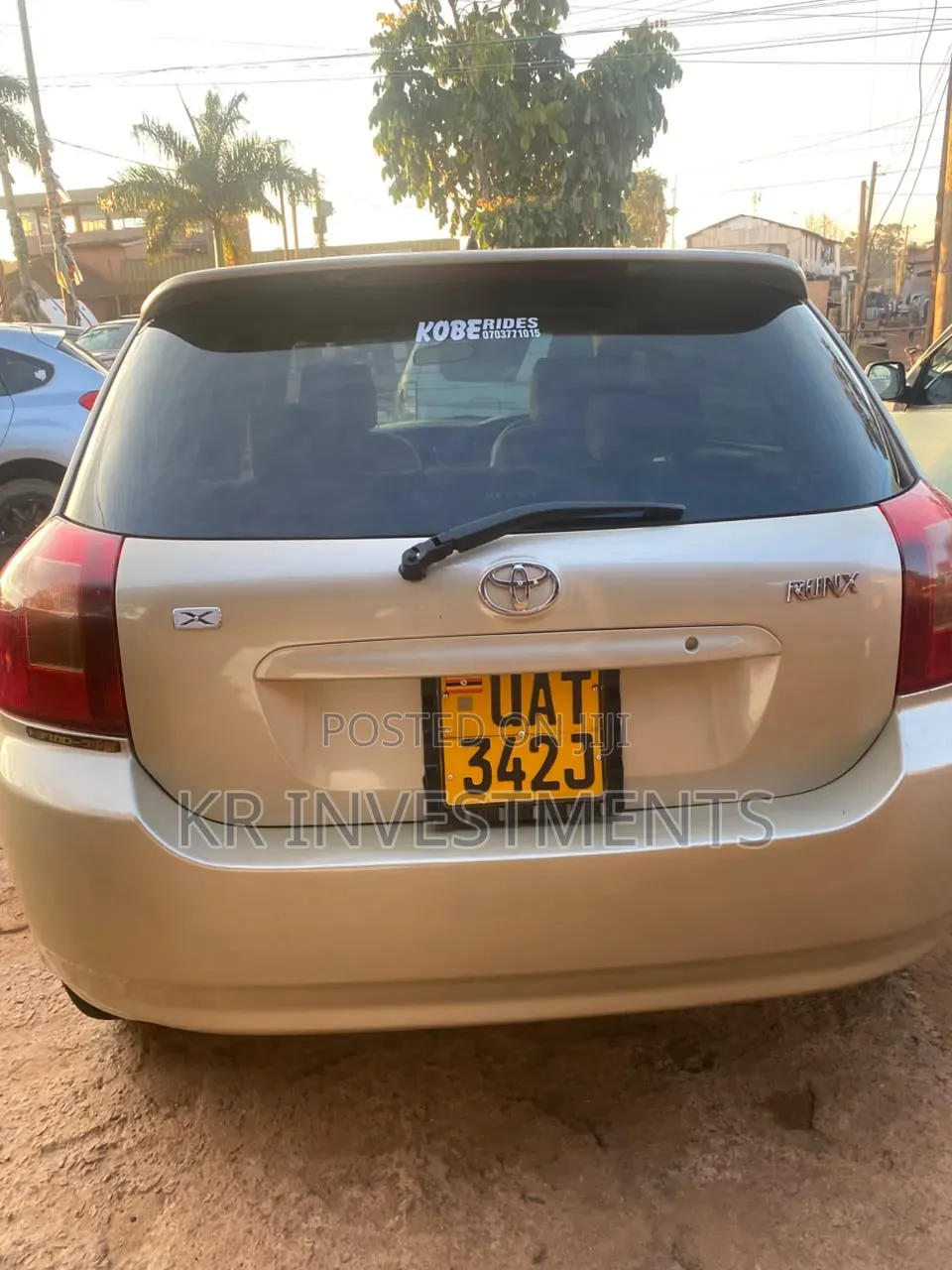 Toyota Allex 2007 Gold