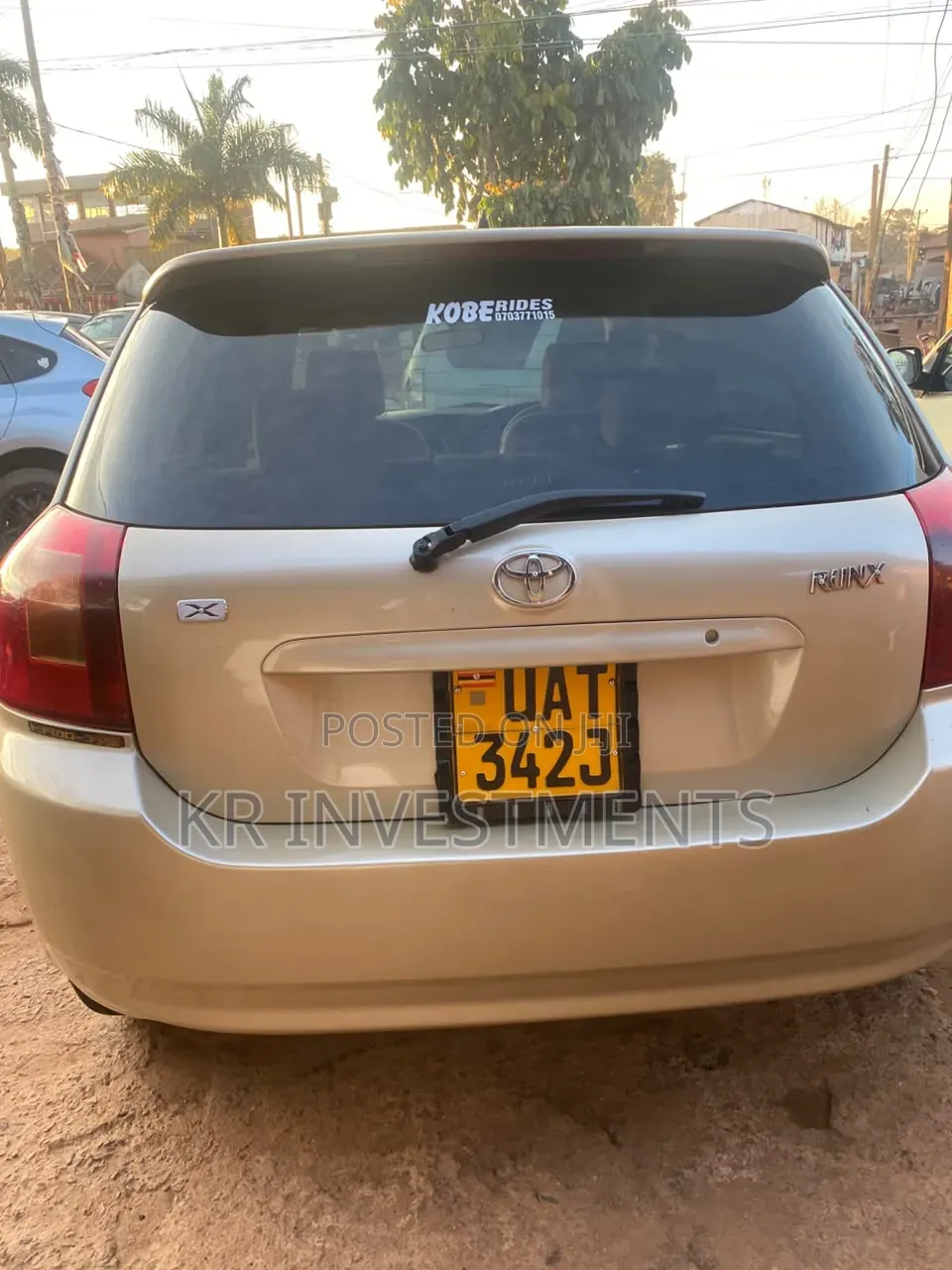 Toyota Allex 2007 Gold