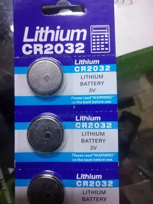 CR2032 Lithium Batteries 2v a Pack of 5 Pieces