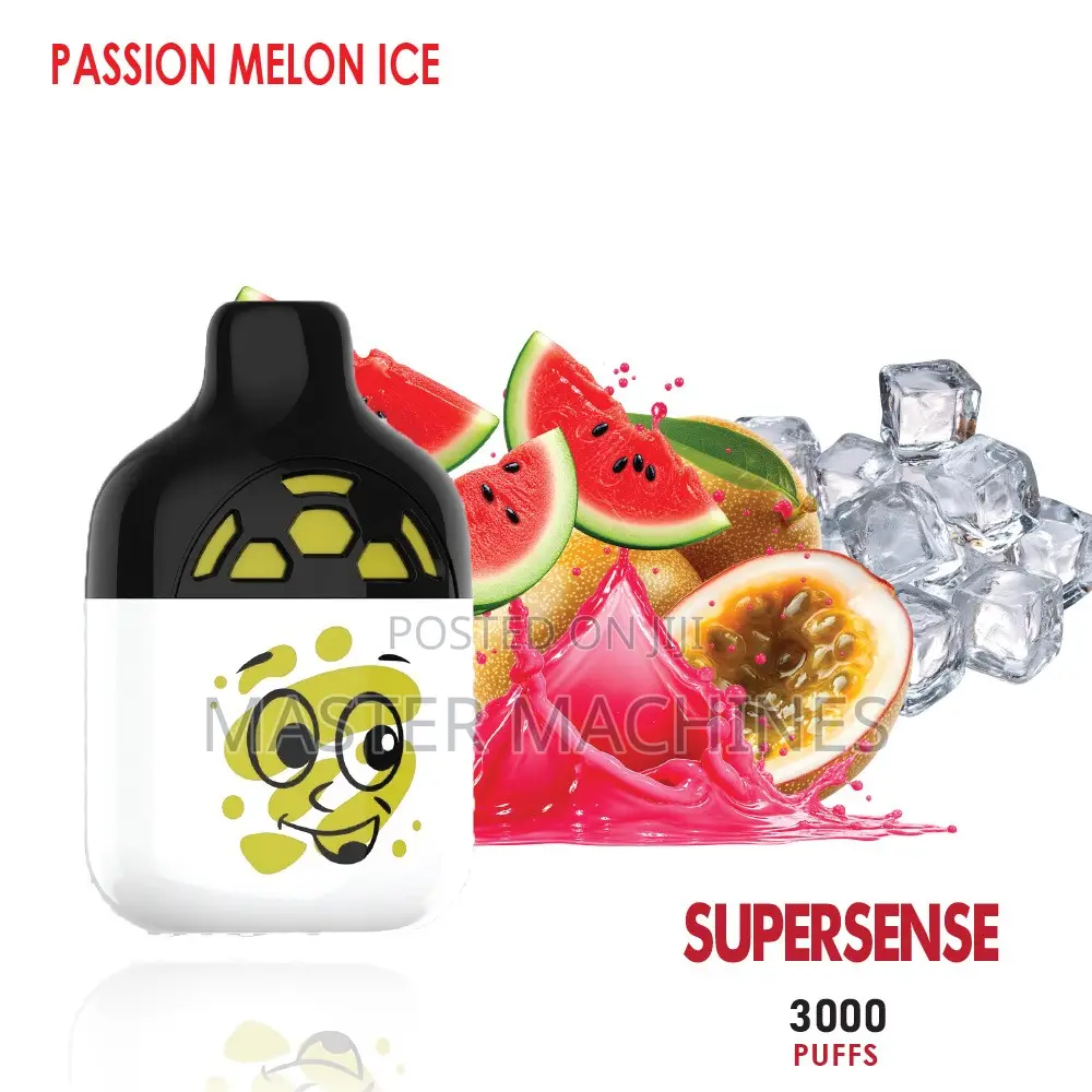 Supersense Vape With 3000puffs in Passion Melon Ice