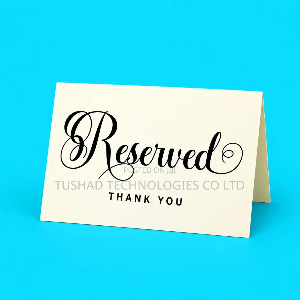 Reserved Table Sign Printing. Table Reserved Flyer, Poster, Notice