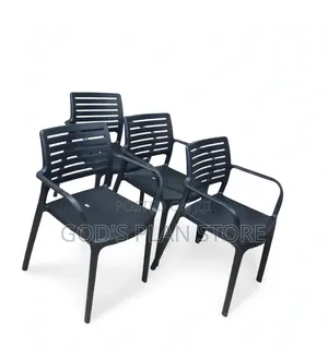 Slat Arms Plastic Chairs Plastic Chairs for Garden Beach Bar