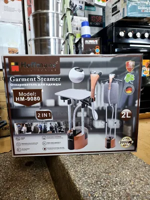Hoffmans HM-9080 2-in-1 Upright Garment Steamer 2L Double Arm