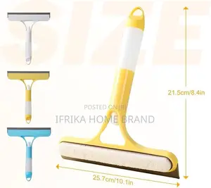 3 in 1 Window Cleaning Scraper, Squeegee for Shower Glass