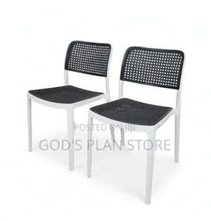 White Frame Black Cane Plastic Chairs Plastic Chairs