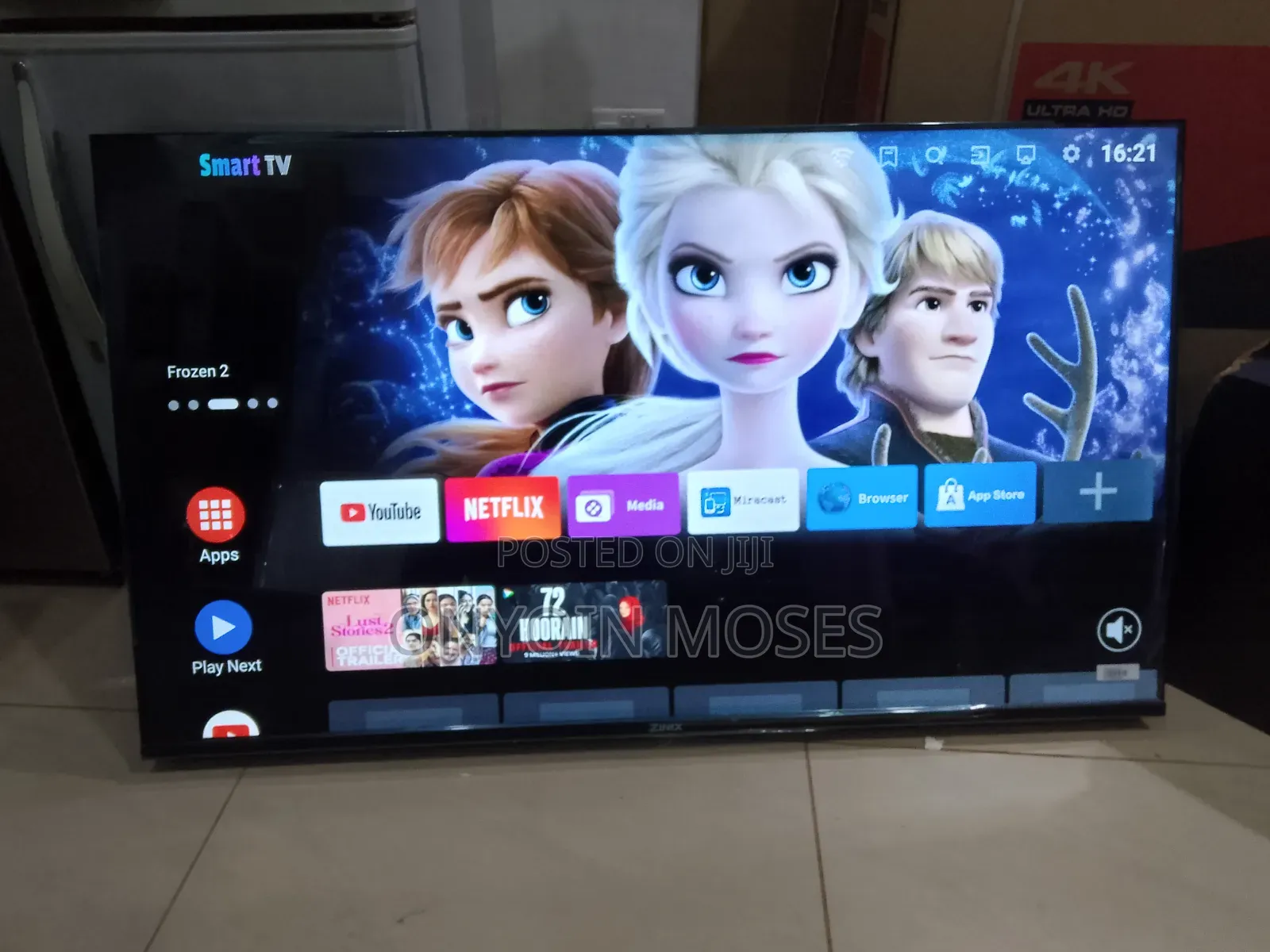 Smart 50 Inches Zinix Uhd Frameless Qled TV