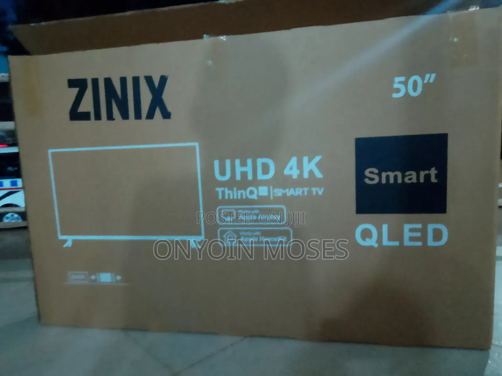 Smart 50 Inches Zinix Uhd Frameless Qled TV