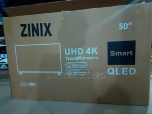 Smart 50 Inches Zinix Uhd Frameless Qled TV