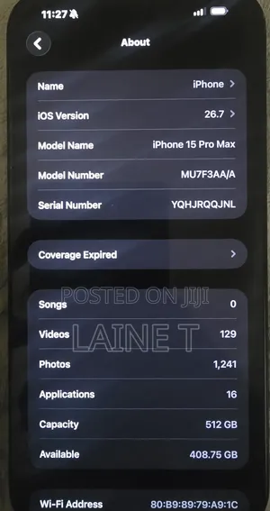 Apple iPhone 15 Pro Max 512 GB Black