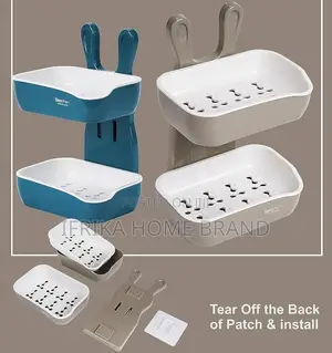 Soap Stand Holder for Bathroom Kitchen Sink Wall Mounted Soap Dish