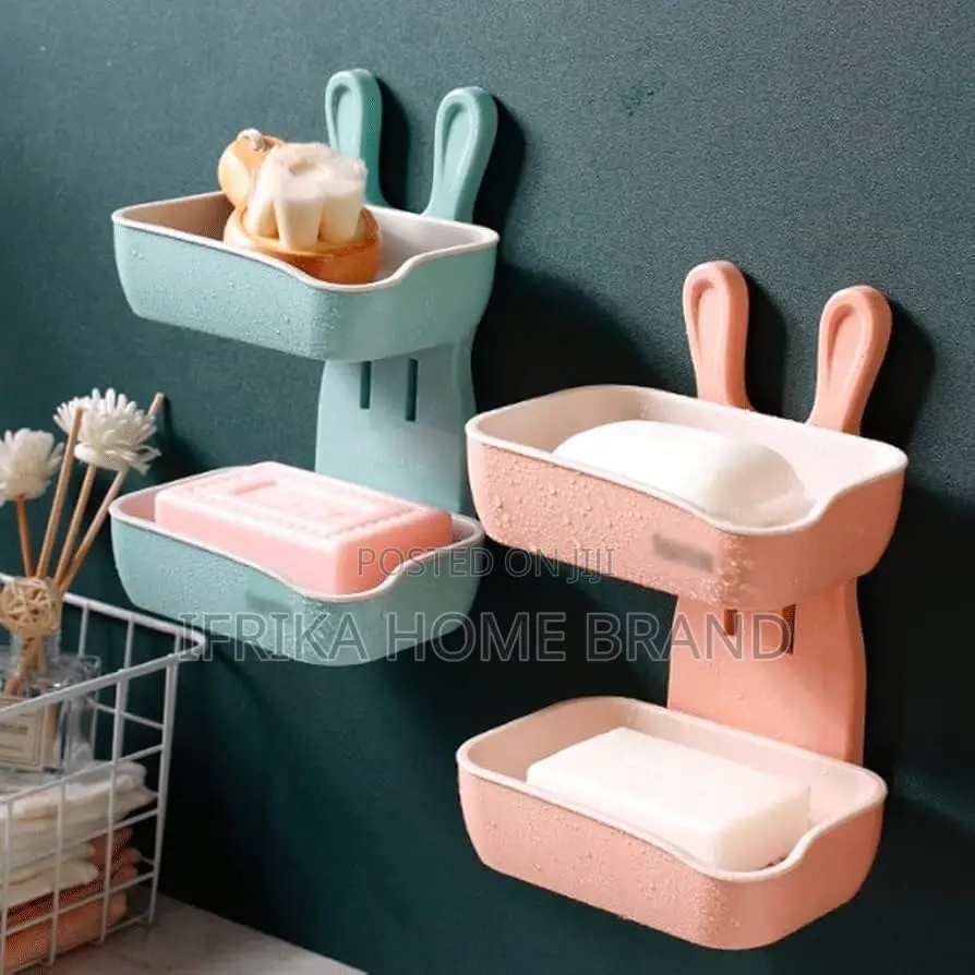 Soap Stand Holder for Bathroom Kitchen Sink Wall Mounted Soap Dish