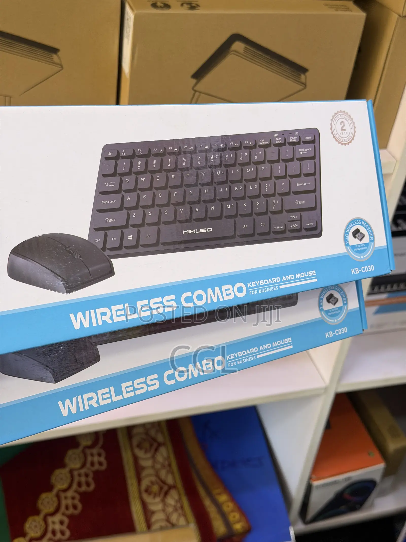 Mini Wireless Keyboard and Mouse Combo