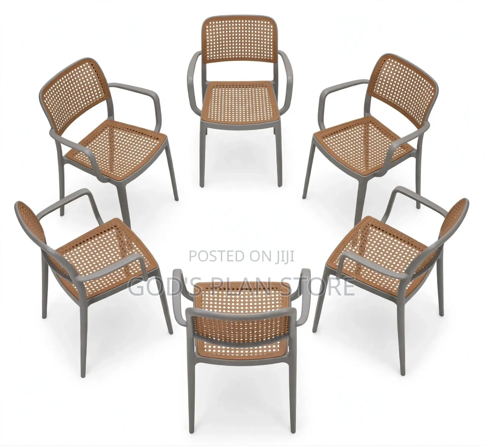 Lartin Meshback Plastic Chairs Plastic Chairs 1pc