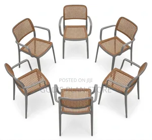Lartin Meshback Plastic Chairs Plastic Chairs 1pc