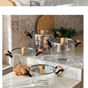 High Quality Glass Borosilicate Saucepans