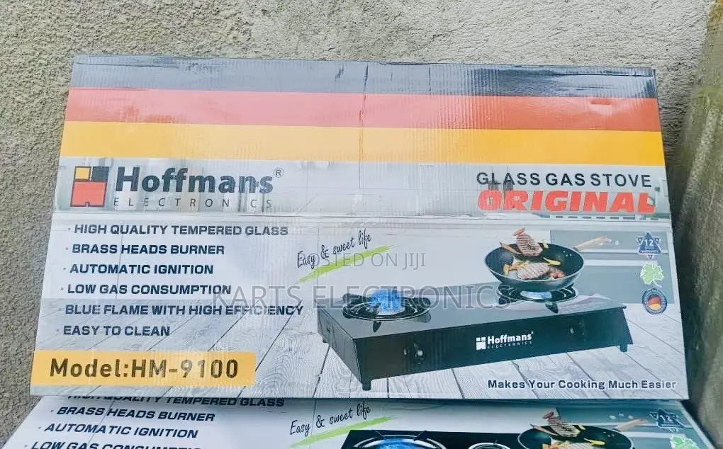 Hoffmans Glass Double Gas Plate