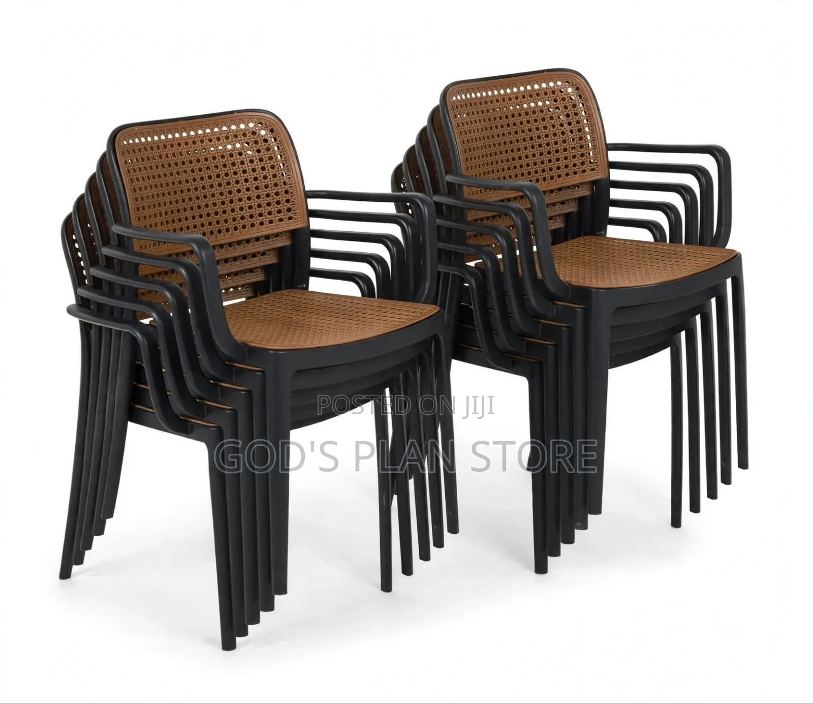 Rattan Cane Chairs Plastic Chairs Mesh Back