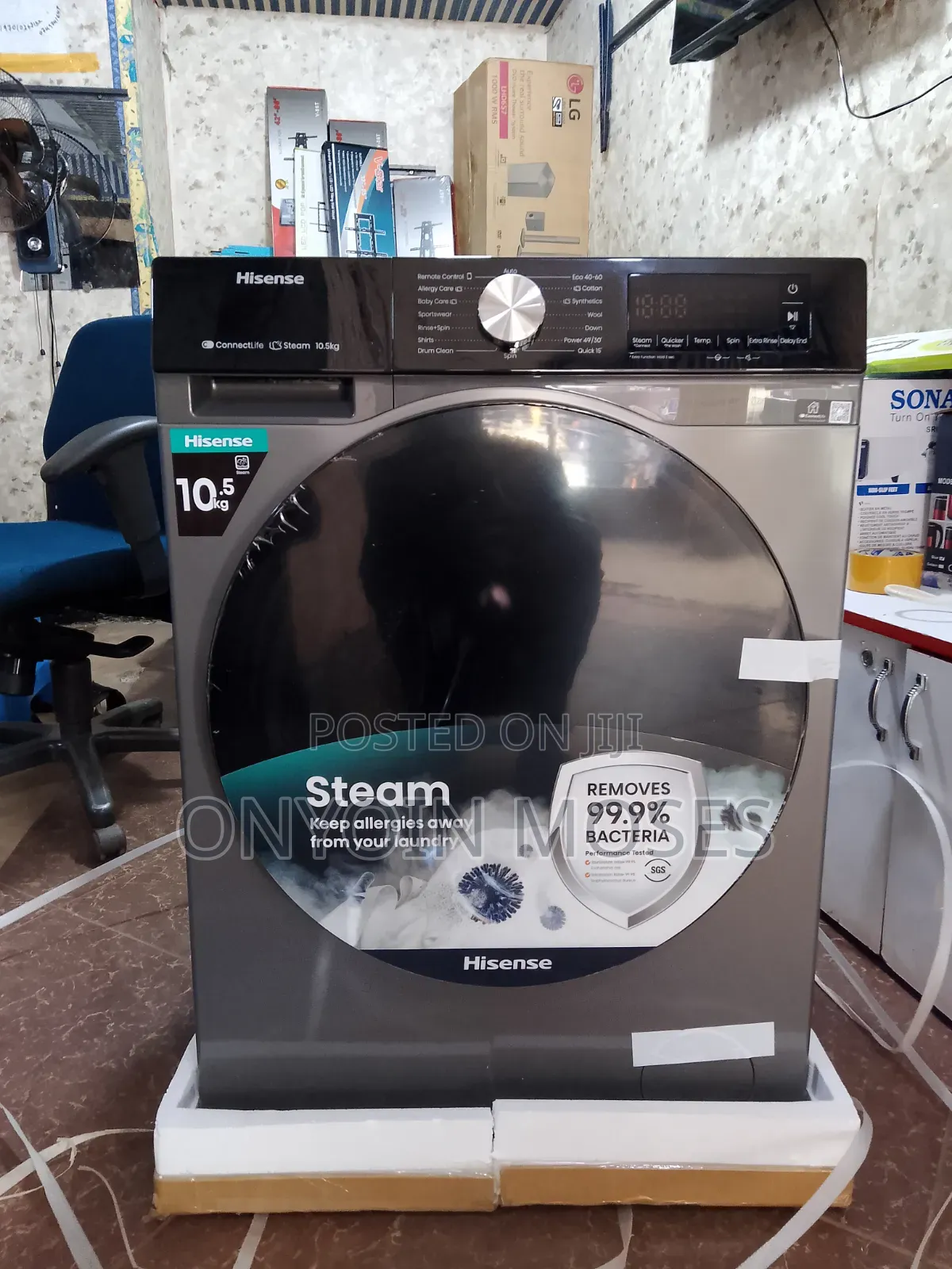 Brand New 10.5Kg Hisense Washing Machine Front Loader